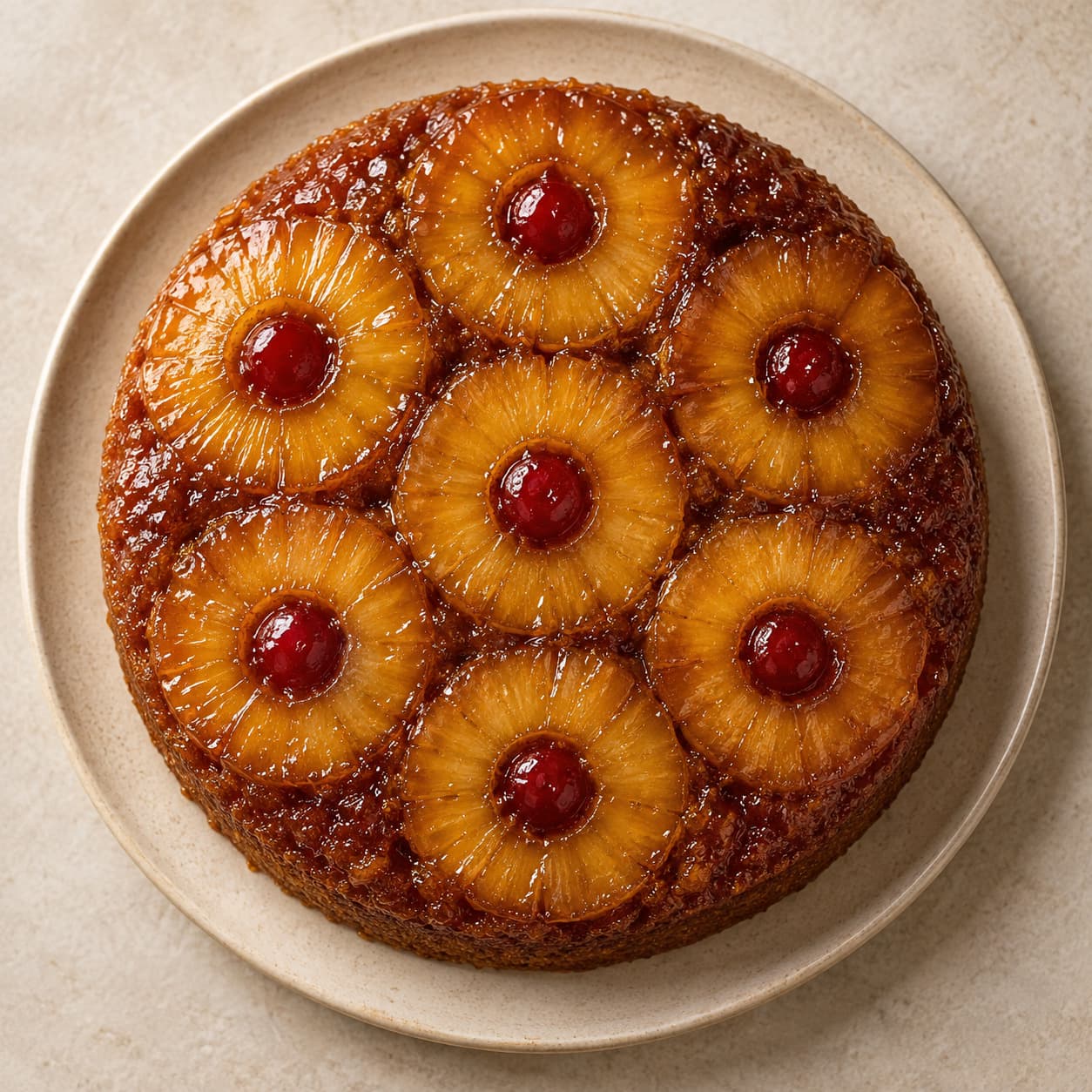 Pineapple Upside Down Pen Patat